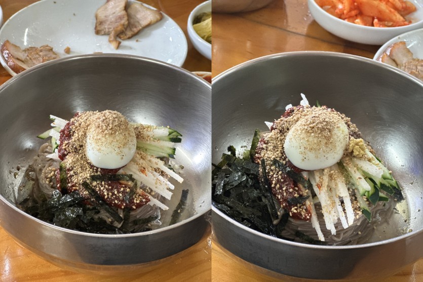 비빔막국수